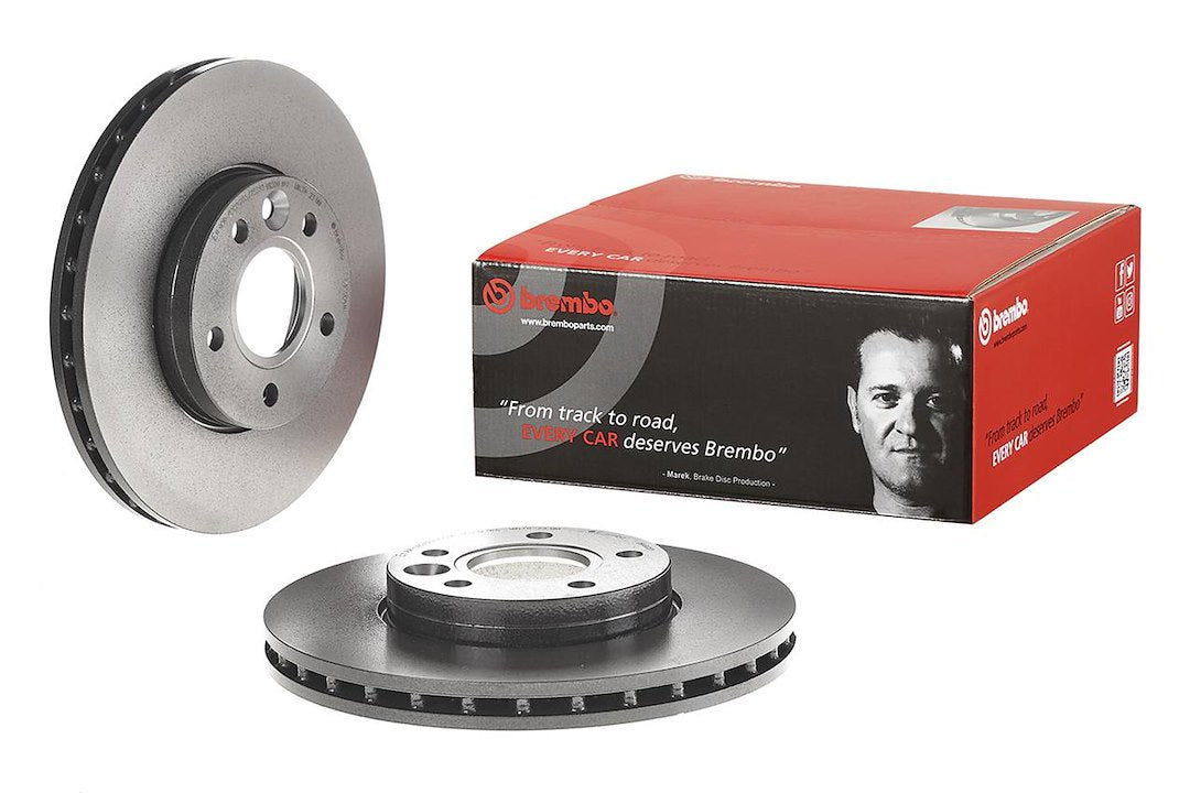 Product of Brembo 09A90511C02 Vented 1 Piece Brake Rotor 