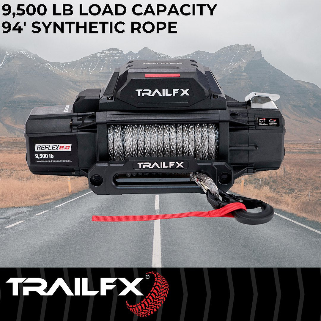 Product of TrailFX WRS295B 9500 Pound Vehicle Recovery Winch 