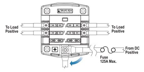 Blue Sea 5033-Bss Fuse Block||5033-Bss_1.Jpg||86||b6z5033bss||991069