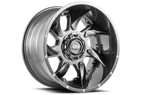 Product of Grid Wheels 22x12 Graphite Wheel - 6x5.31 Bolt Pattern 