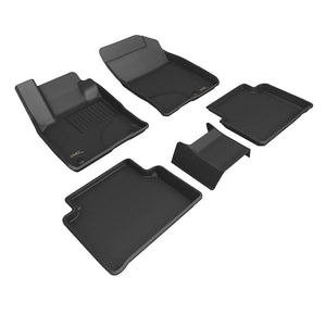 Product of 3D Mats KAGU L1LC01601509 Black Thermoplastic Rubber Of Carbon Fiber Texture Floor Liner 