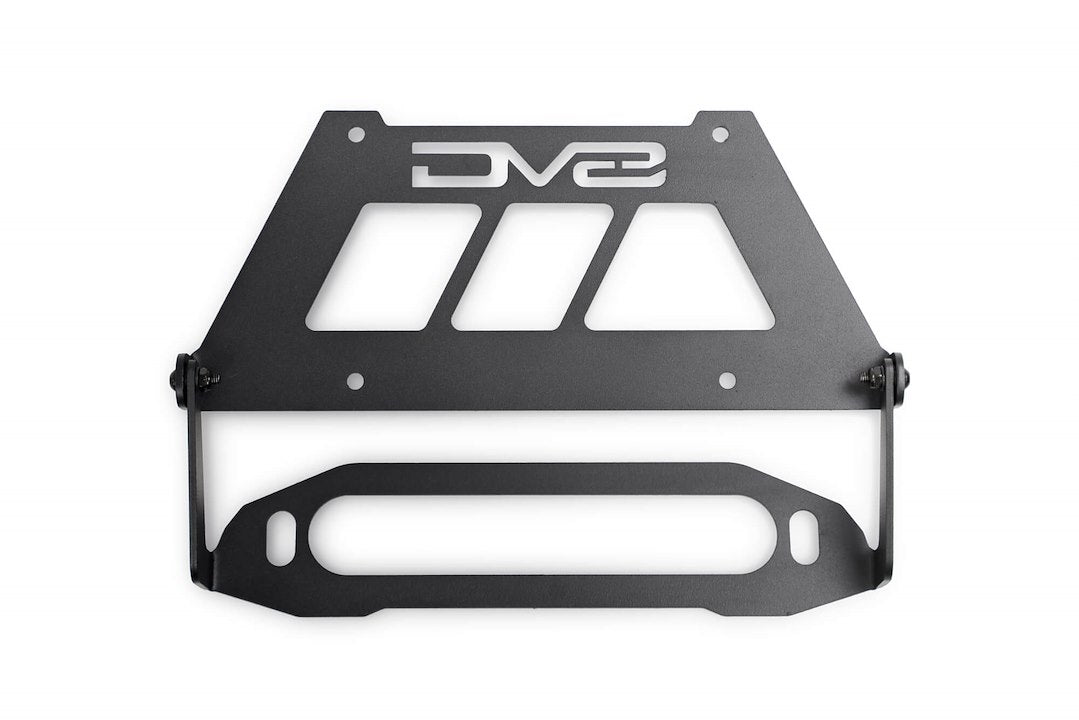 Dv8 Offroad Lpbm-02 License Plate Bracket||fairlead-Mounted-Flip-Up-License-Plate-Bracket_Offtruck-04.Jpg||88||dv8lpbm02||1628015