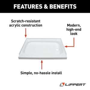 Lippert Components 210375 Shower Pan||210375_1.Jpg||86||m6v210375||959842