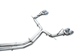 Product of AWE Tuning 3020-42101 Track Edition Cat-Back System Dual Exhaust System Kit 