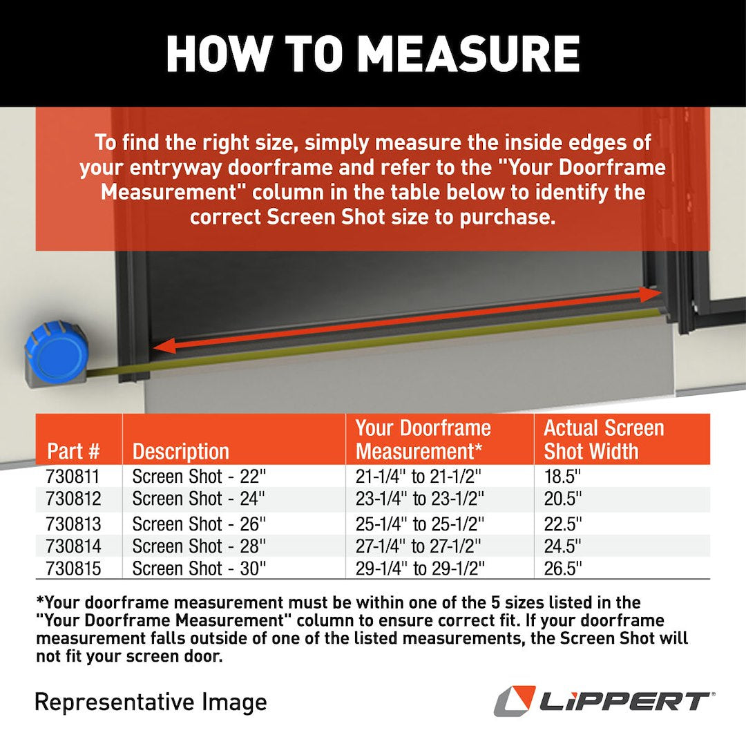 Product of Lippert Components 730812 Screen Door Closer