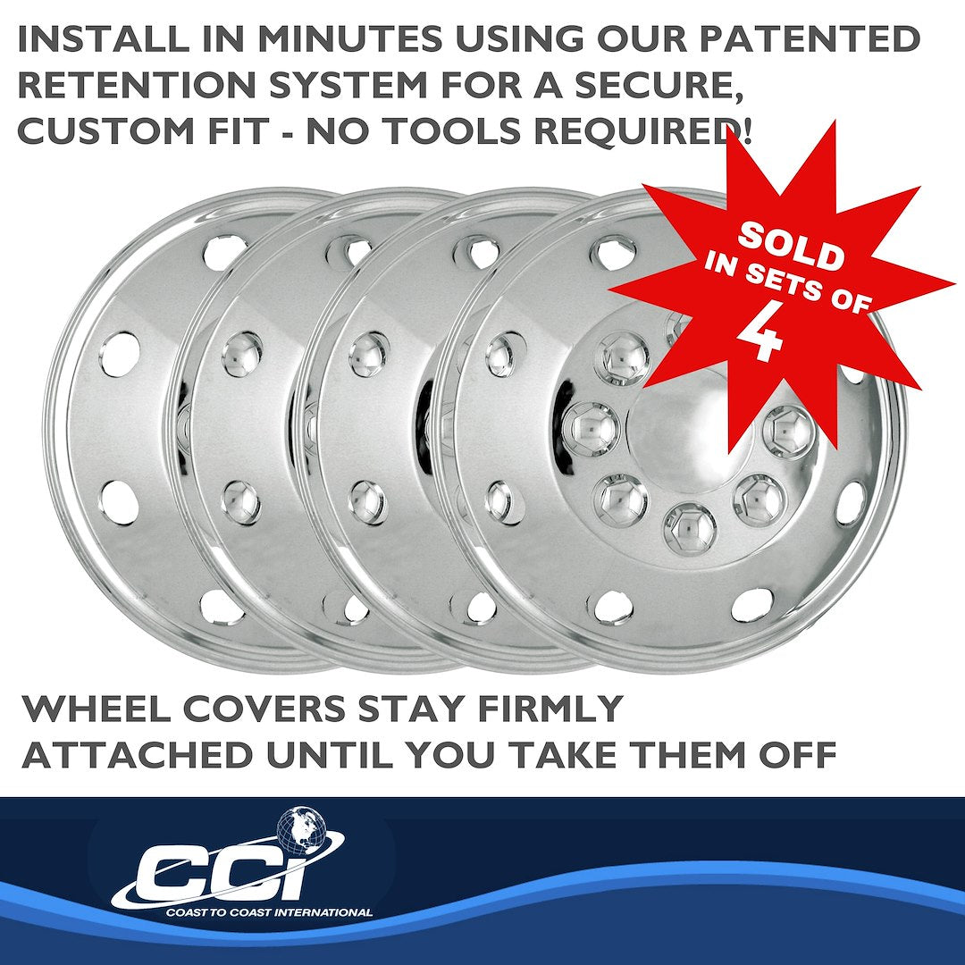Product of Coast To Coast IWCAL160SS Silver Set Of 4 