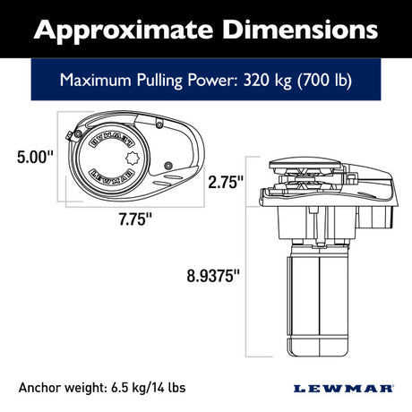 Lewmar 6670011108-312 Windlass||6670011108-312_1.Jpg||86||lew0011108312||1757029