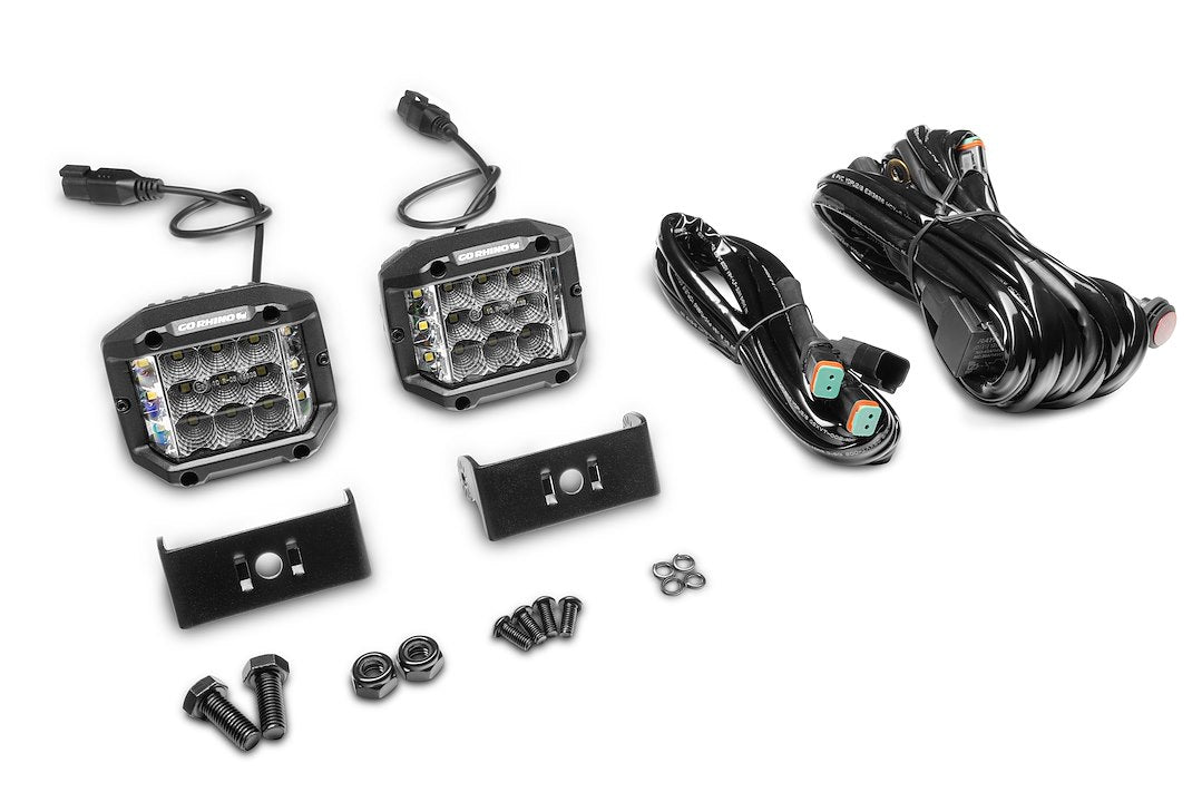 Go Rhino 750300323fcs Driving/ Fog Light||go-Rhino-Bright-Series-Cube-Light-750300323fcs-Onwhite-361.Jpg||88||g260300323fcs||910193