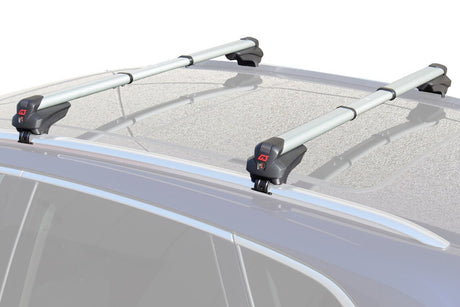 Product of G3 S.p.A. 60.300 30.32 Inch To 45.28 Inch Silver Roof Rack Cross Bar - Set Of 2 