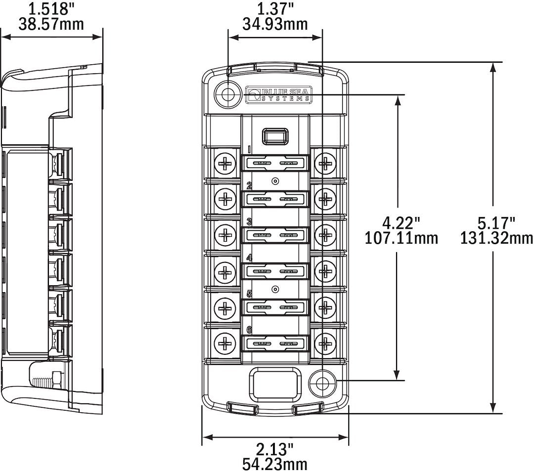 Product of Blue Sea 5035-Bss Fuse Block