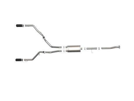 Product of Advanced FLOW Engineering 49-33130-B Vulcan Cat-Back System Single Exhaust System Kit 
