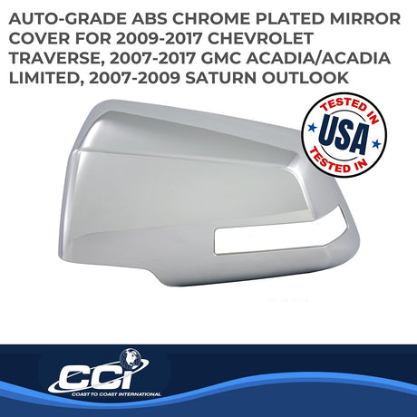 Coast To Coast Ccimc67410 Exterior Mirror Cover||c2c_Ccimc67410_Mirror Cover_B2c_2.Jpg||86||c2cmc67410||1100235