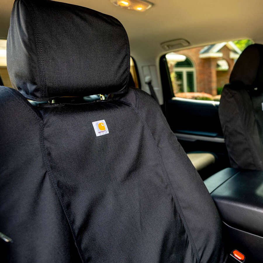 Product of Covercraft SSC2588COBK Carhartt® SeatSaver® Black 1000 Denier Cordura Nylon Seat Cover 