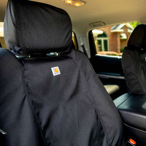 Product of Covercraft SSC2588COBK Carhartt® SeatSaver® Black 1000 Denier Cordura Nylon Seat Cover 