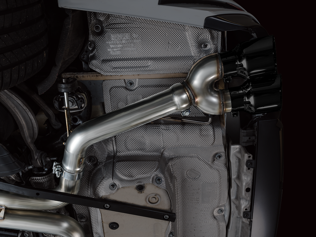 Product of AWE Tuning 3020-43109 Track Edition Cat-Back System Dual Exhaust System Kit 
