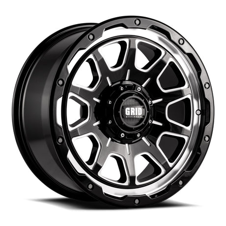 Grid Wheels Gd1517090052m1587 Wheel||gd15_Gloss Black With Milled Accents.Jpg||85||grwe17952m158||847207