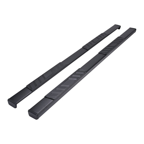 Product of TrailFX A4011B TFX 4" Trapezoid Side Steps Nerf Bar With Surface Steps 