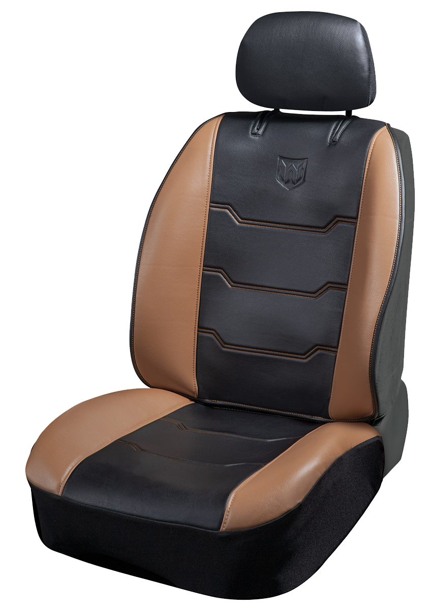 Product of Plasticolor 008688R01 Deluxe Black Leather Seat Cover 