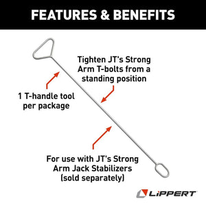 Lippert Components 314602 Trailer Stabilizer Jack Stand Lock Arm Tightening Bolt Tool||314602_1.Jpg||86||m6v314602||1458783