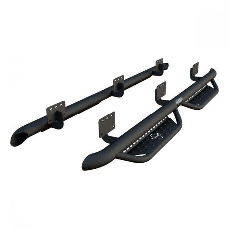 Product of Ranch Hand MRSD19HC1B4S Midnight Series Nerf Bar With Drop Down Steps 