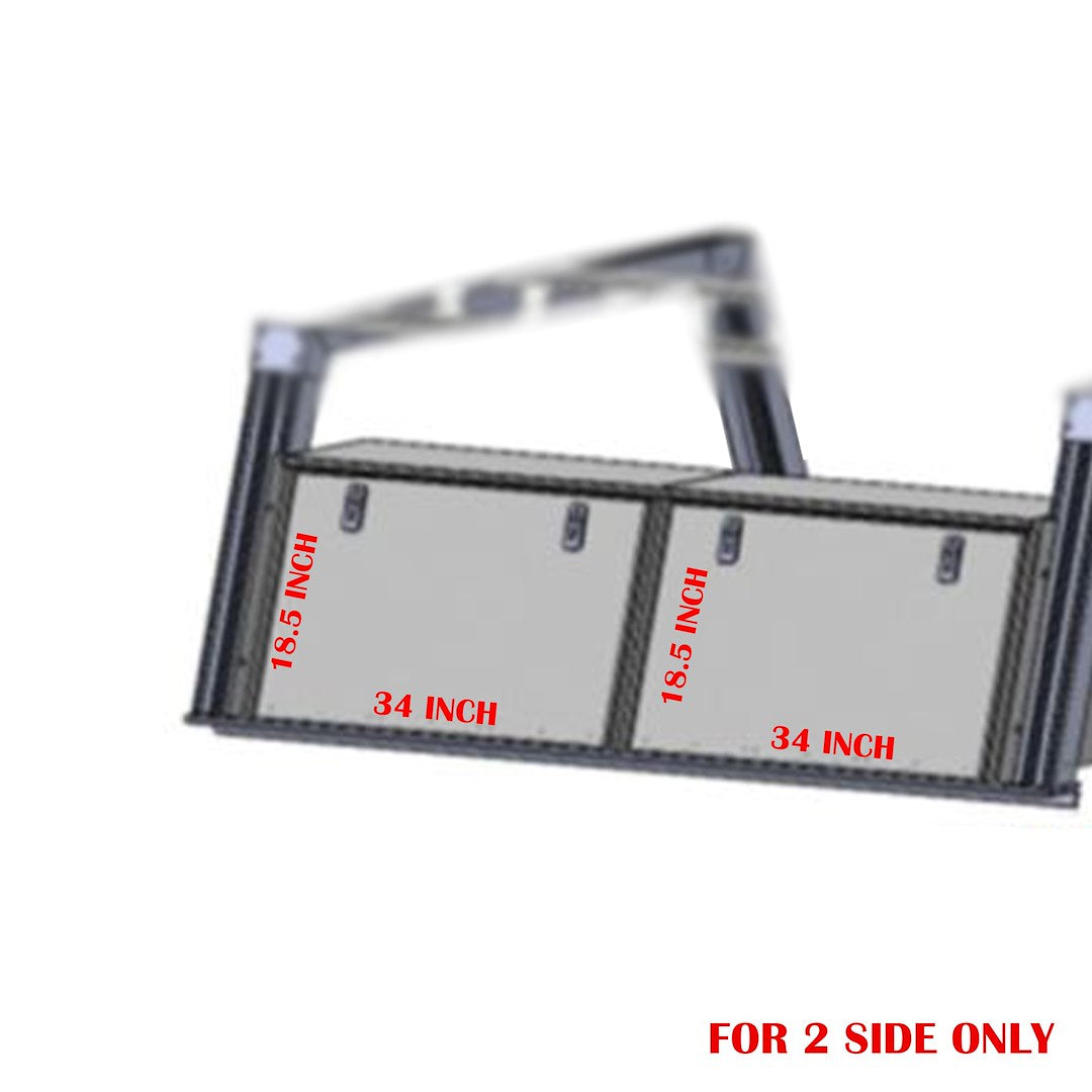 Black Horse Offroad Csburhd65btx2 Ladder Rack||csburhd65btx2_1.Jpg||86||blkurhd65btx2||2239523