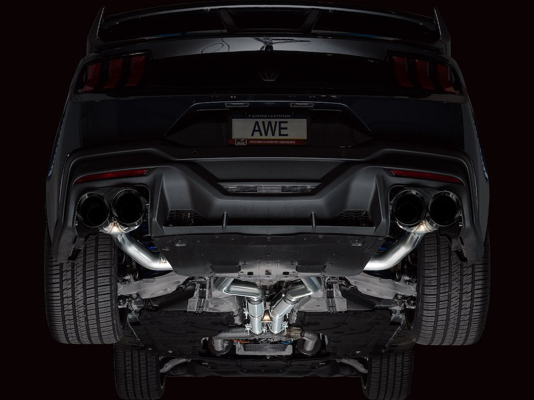 Product of AWE Tuning 3020-43375 Track Edition Cat-Back System Dual Exhaust System Kit 