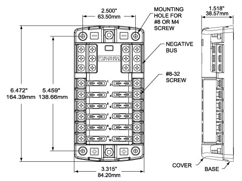 Product of Blue Sea 5026-Bss Fuse Block