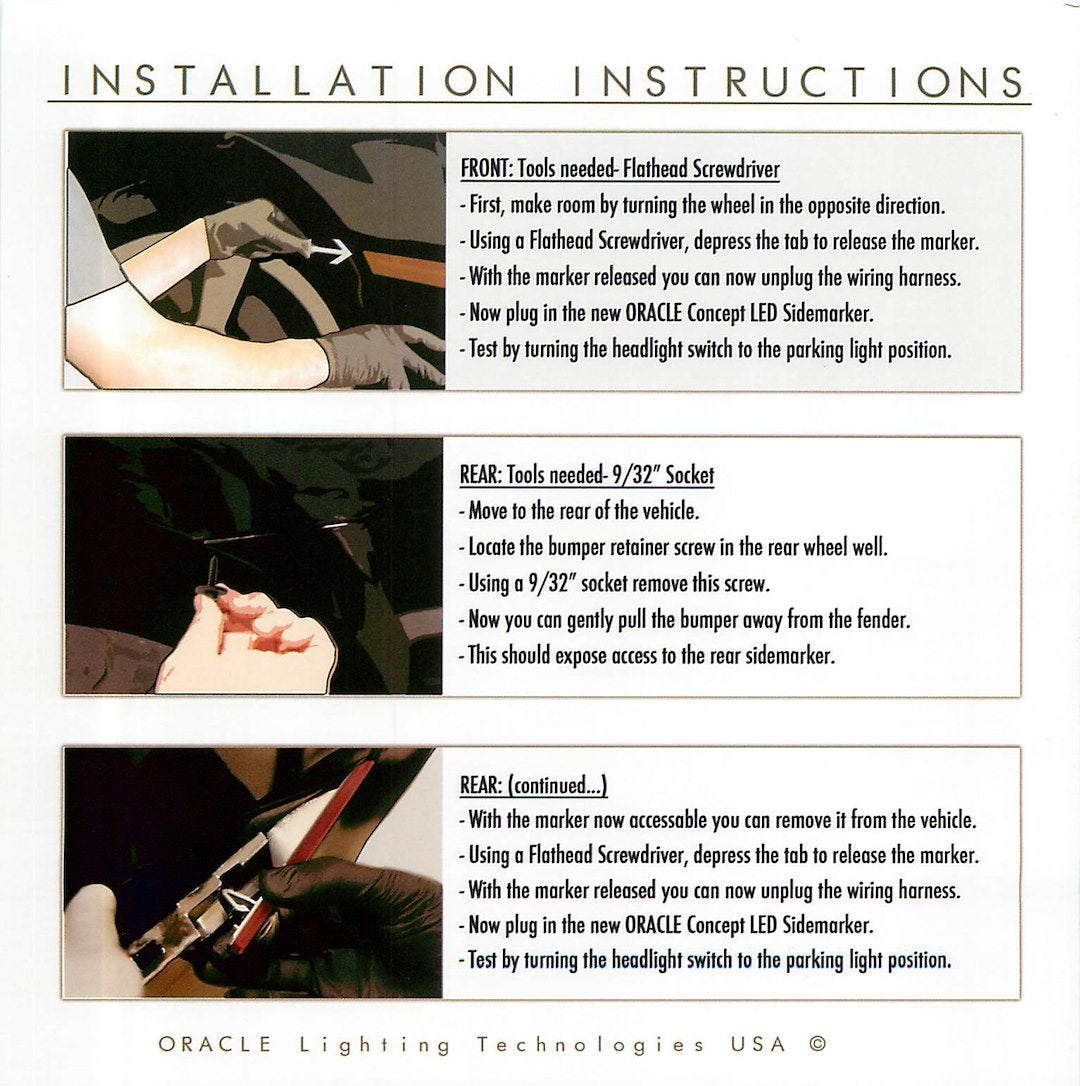 Product of Oracle Lighting 3101-020 Side Marker Light - Led