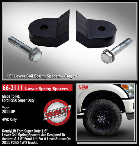 Product of ReadyLIFT 66-2111 Leveling Kit Suspension 1-1/2 Inch Lift Coil Spring Spacer 