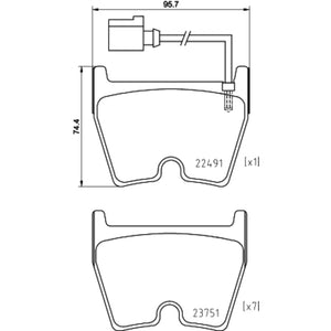 Brembo P85152x Brake Pad||p85152x_Drw.Jpg||88||brmp85152x||1755098