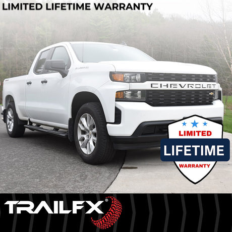 Product of TrailFX AL4021B TrailFX A4 Series Nerf Bar With Surface Steps 