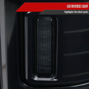 Product of Spec-D Tuning LT-RAM13BBLED-SQ-RS Tail Light Assembly 