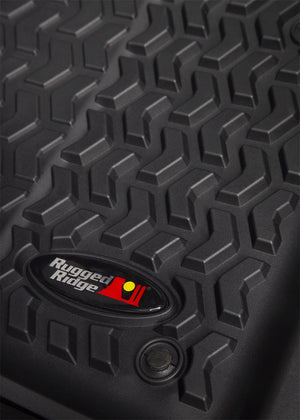Product of Rugged Ridge 12920.36 Black Thermoplastic Floor Liner 