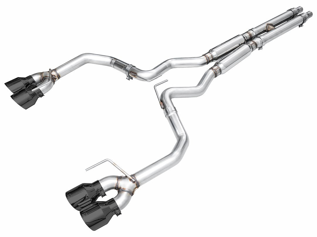 Product of AWE Tuning 3020-43375 Track Edition Cat-Back System Dual Exhaust System Kit 