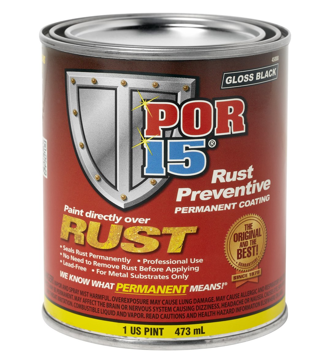 Product of Por 15 45108 Rust Treatment
