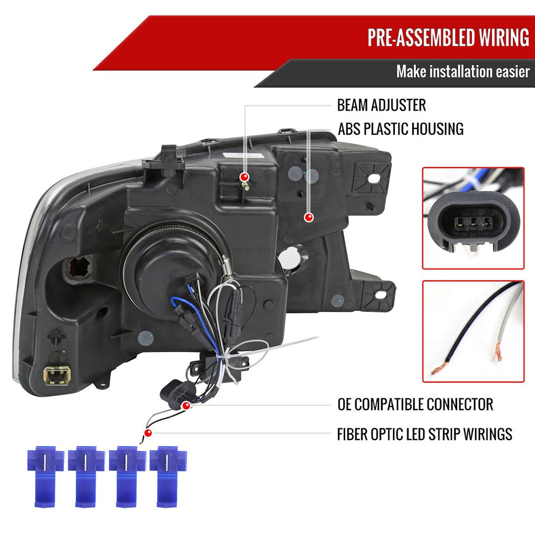 Product of Spec-D Tuning 2lhp-F15004jm-G3-Go Headlight Assembly