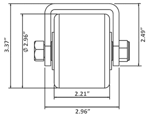 Ultra-Fab Products 48-979023 Trailer Hitch Roller||48-979023_1.Png||86||u2948979023||1516392