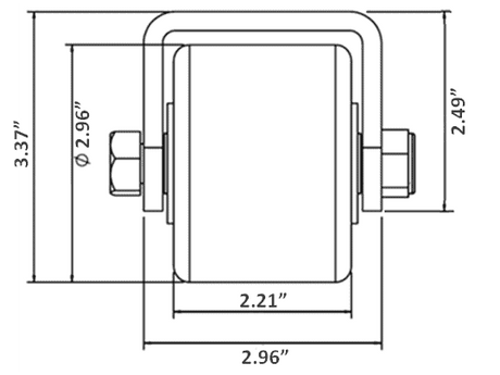 Ultra-Fab Products 48-979023 Trailer Hitch Roller||48-979023_1.Png||86||u2948979023||1516392