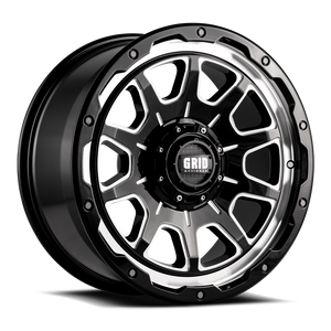 Product of Grid Wheels 20x9 Black With Natural Accents Wheel - Not Applicable Bolt Pattern 