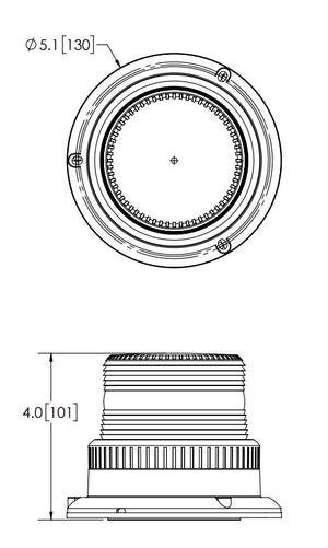 Ecco Electronic 6465a-Mg Warning Light||6465a-Mg_2.Jpg||87||e516465amg||1665353
