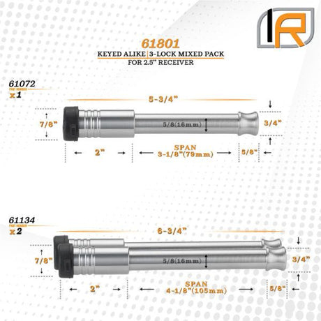 Infiniterule 61801-S Trailer Hitch Pin||61801-S_1.Jpg||86||inf61801s||2254529
