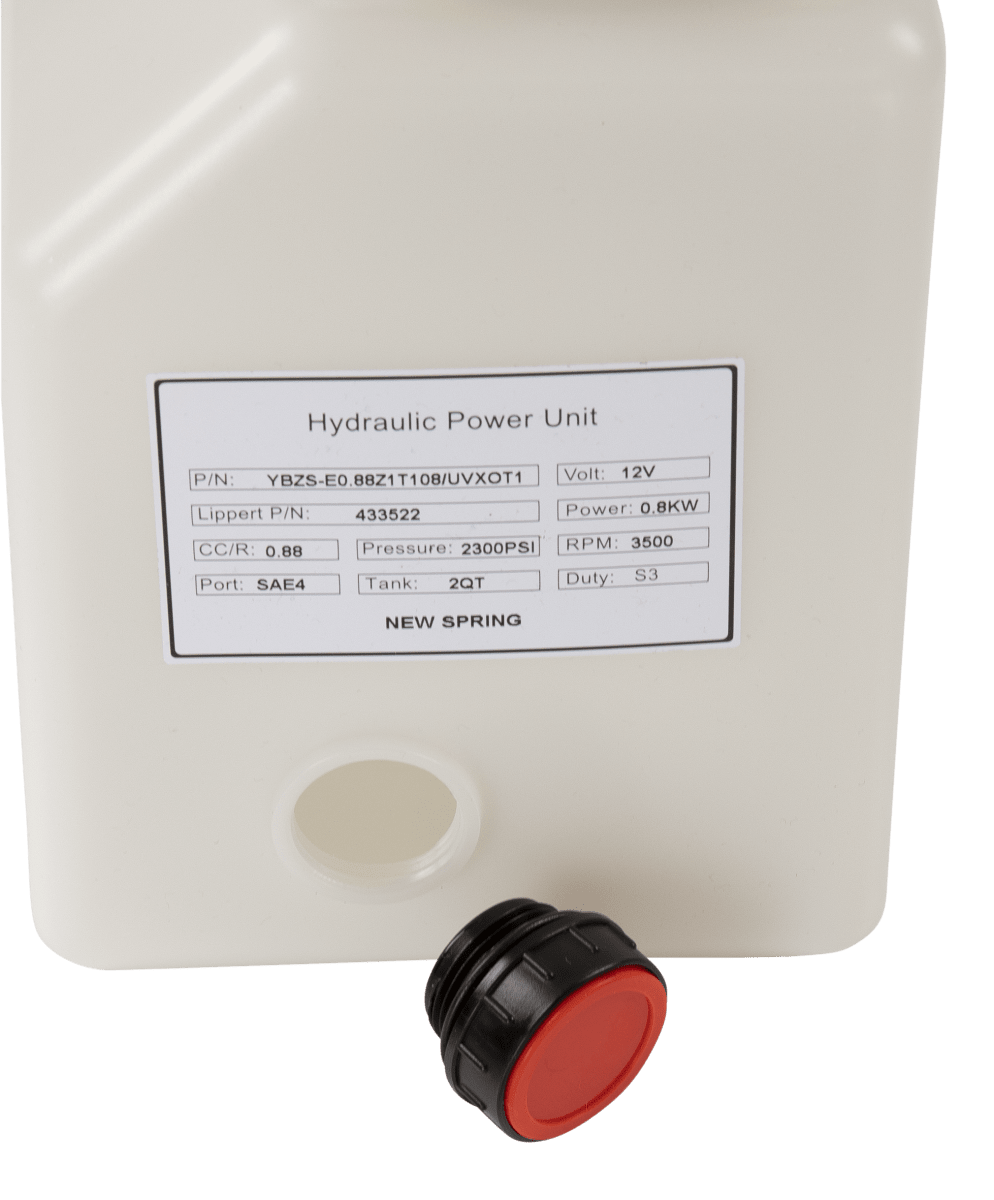 Product of Lippert Components 141111 1/6 Horsepower Lippert Hydraulic Slide Out Systems Slide Out Motor 