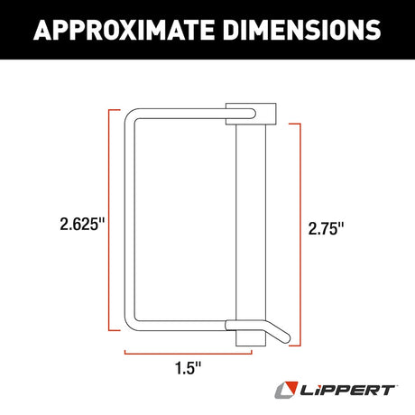 Product of Lippert Components 225598 Trailer Coupler Safety Pin Clip