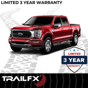 Product of TrailFX A7015B TFX 5" Oval Straight Side Bars Nerf Bar With Surface Steps 