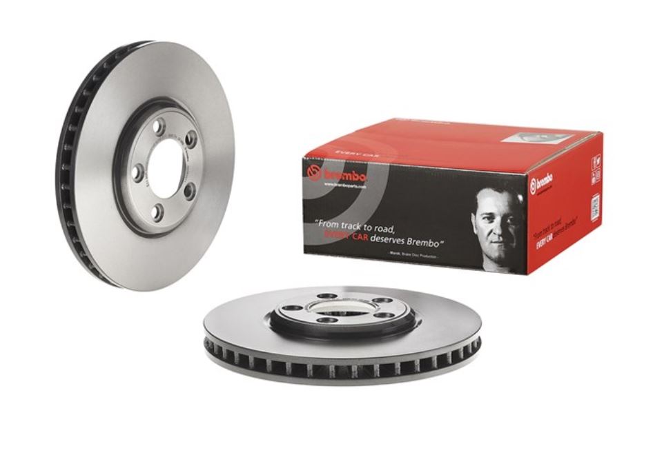 Product of Brembo 09791011C02 Vented 1 Piece Brake Rotor 