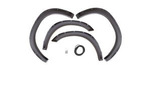 Product of Lund International RX204T Pocket Style/ Exposed Fasteners Black Fender Flare - Set Of 4 