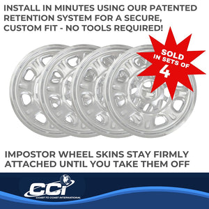 Product of Coast To Coast IWCIMP92X Silver Set Of 4 