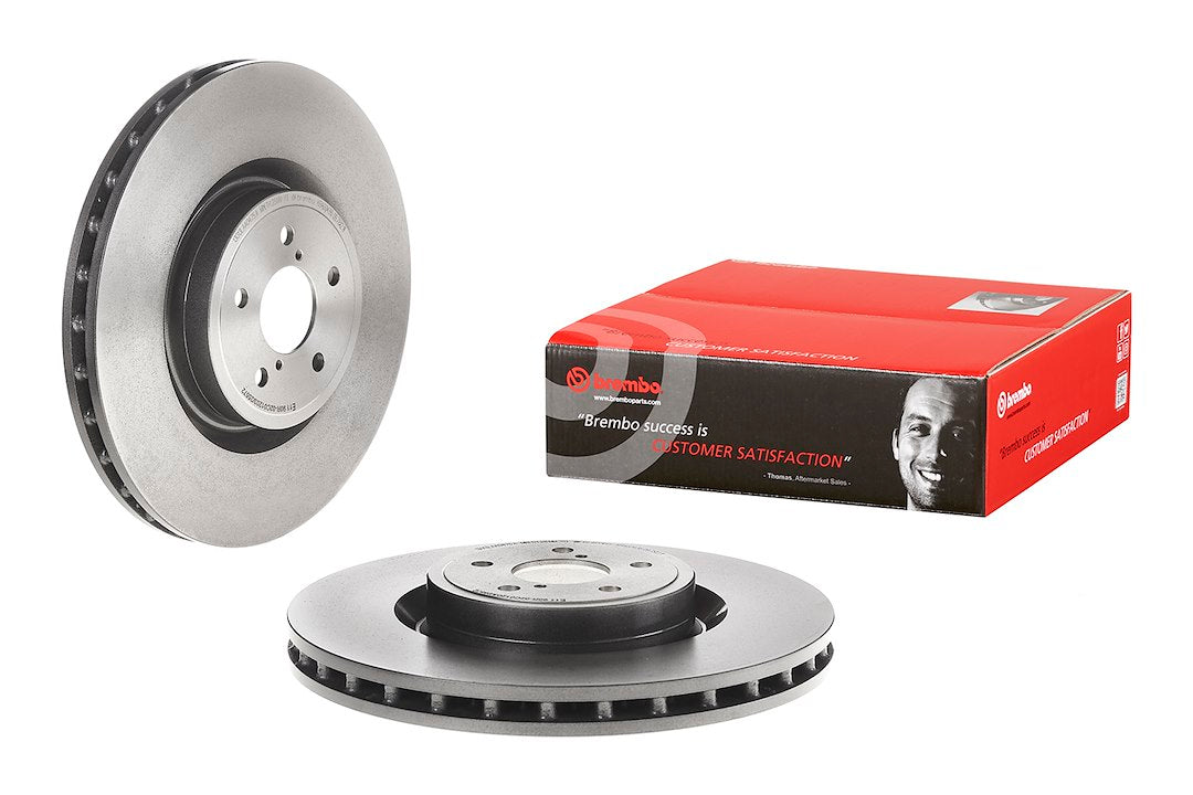 Product of Brembo 09781211C02 Vented 1 Piece Brake Rotor 