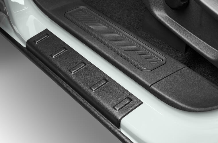 Product of Bushwacker 14117 Black Thermoplastic Olefin-TPO Flat Rocker Panel Guard 