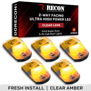 Recon Accessories 264342clhpam Roof Marker Light||264342clhpam_3.Jpg||88||r89264342clpa||1698951